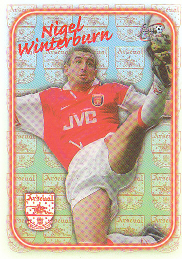 Nigel Winterburn Arsenal 1997/98 Futera Fans' Selection Special Edition #SE03